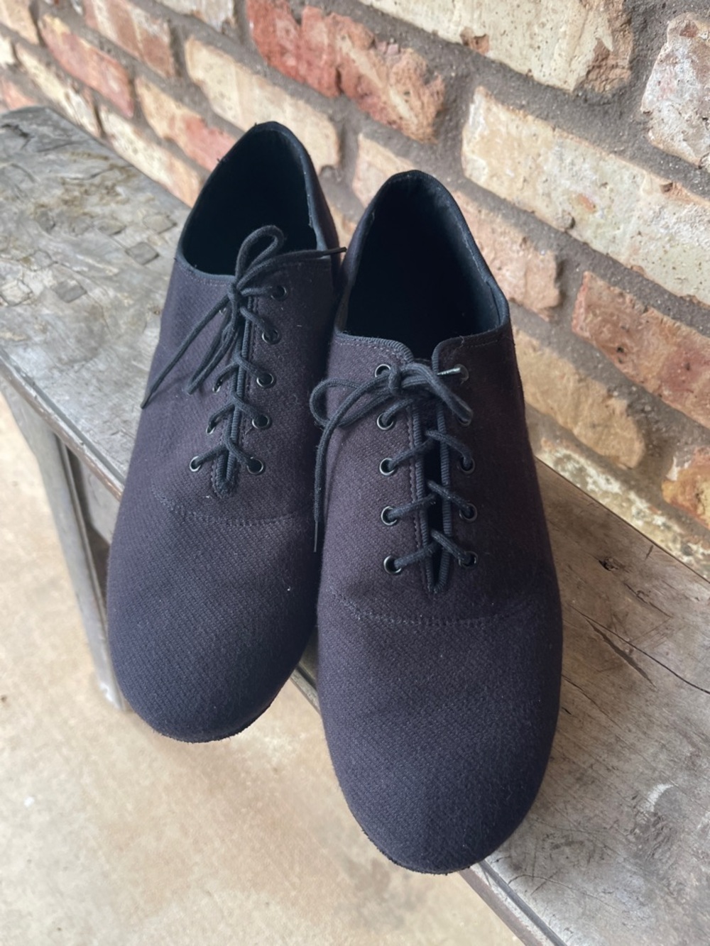 Men's Black Ballroom Dance Shoes Made in London